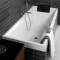 Ванная квариловая прямоугольная VILLEROY&BOCH SQUARO 180*80см, в комплекте с ножками, UBQ180SQR2V-01