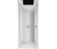 Ванная квариловая прямоугольная VILLEROY&BOCH SQUARO 180*80см, в комплекте с ножками, UBQ180SQR2V-01