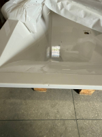 Ванна кварилова прямокутна VILLEROY&BOCH SQUARO EDGE 12 180*80см з ножками та зливом-переливом UBQ180SQE2DV-01 (Знижена в ціні позиція)