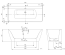 Ванна пристінна кварилова VILLEROY & BOCH SUBWAY 3.0 180x80см UBQ180SBW9CS00V-01