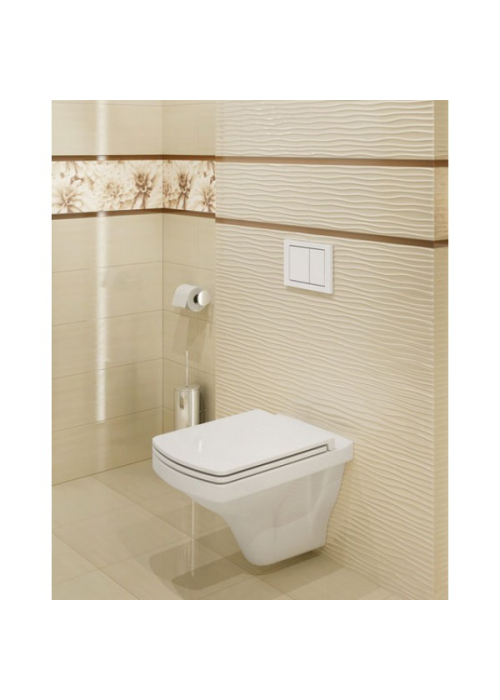Сидения для унитаза Cersanit EASY Duroplast K98-0090 (дюропласт антибактериальный)