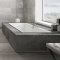 Ванна кварилова прямокутна VILLEROY&BOCH SQUARO EDGE 12 180*80см з ножками та зливом-переливом UBQ180SQE2DV-01 (Знижена в ціні позиція)