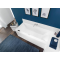 Ванна кварилова прямокутна VILLEROY&BOCH SQUARO EDGE 12 180*80см з ножками та зливом-переливом UBQ180SQE2DV-01 (Знижена в ціні позиція)