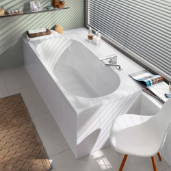 Ванна кварилова прямокутна VILLEROY & BOCH Oberon 180x80см UBQ180OBE2V-01 + ніжки U99740000