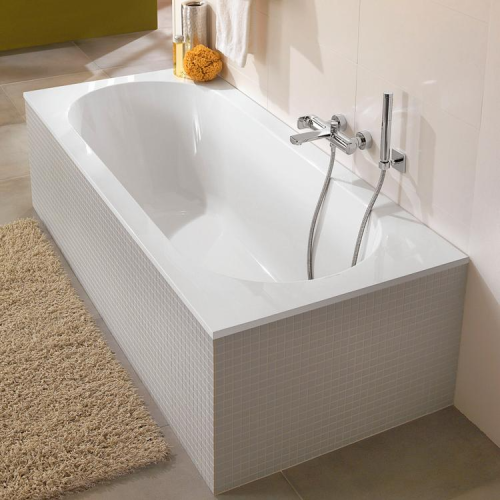 Ванна кварилова прямокутна VILLEROY & BOCH Oberon 180x80см UBQ180OBE2V-01 + ніжки U99740000