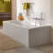 Ванная квариловая прямоугольная VILLEROY & BOCH Oberon 180x80см UBQ180OBE2V-01 + ножки U99740000 (выставочный образец)