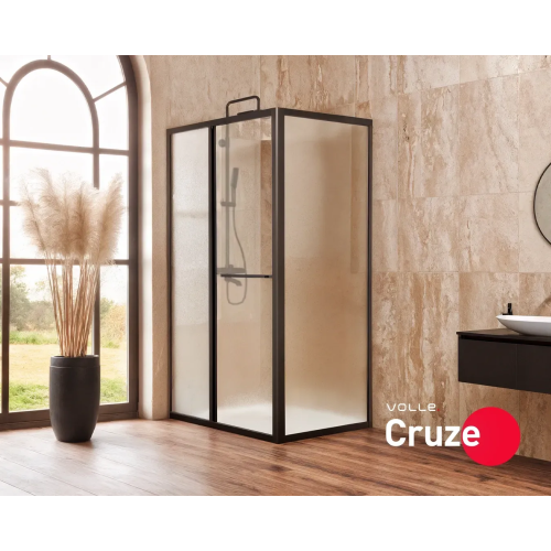 Душова кабіна Volle CRUZE,  90x90x200, без піддону, скло прозоре, 1047.124704