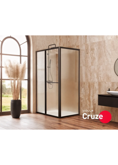 Душова кабіна Volle CRUZE,  90x90x200, без піддону, скло прозоре, 1047.124704