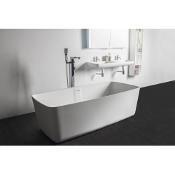 Ванна VOLLE окрема кам'яна Solid surface 1680*800*530 мм, 12-40-034
