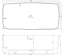 Ванна VOLLE отдельностоящая каменная Solid surface 1680*800*530 мм, 12-40-034