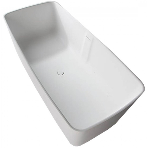 Ванна VOLLE окрема кам'яна Solid surface 1680*800*530 мм, 12-40-034