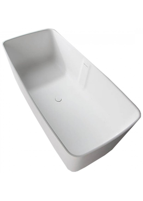 Ванна VOLLE окрема кам'яна Solid surface 1680*800*530 мм, 12-40-034
