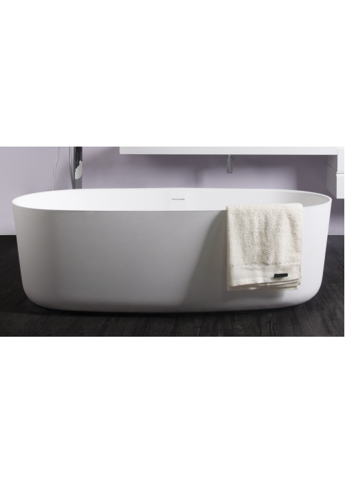 Ванна VOLLE окрема кам'яна Solid surface 1680*800*530 мм, 12-40-036
