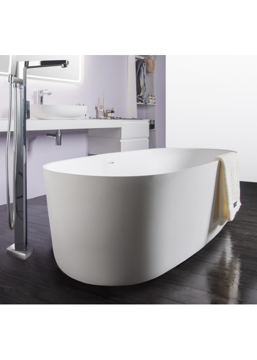 Ванна VOLLE окрема кам'яна Solid surface 1680*800*530 мм, 12-40-036