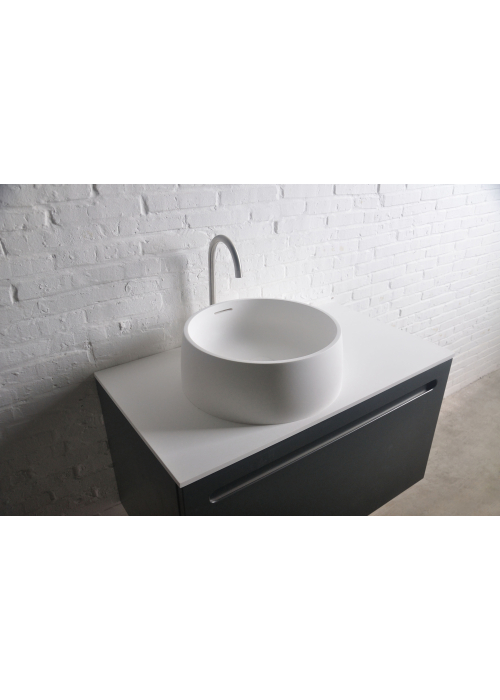 Раковина накладна VOLLE Solid surface, 13-40-468