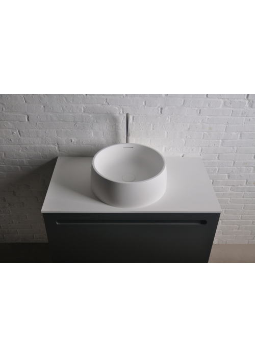 Раковина накладна VOLLE Solid surface, 13-40-468