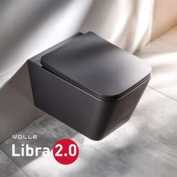 Унітаз підвісний Volle LIBRA 2.0 Tornado із сидінням duroplast, de la noche 1321.001004
