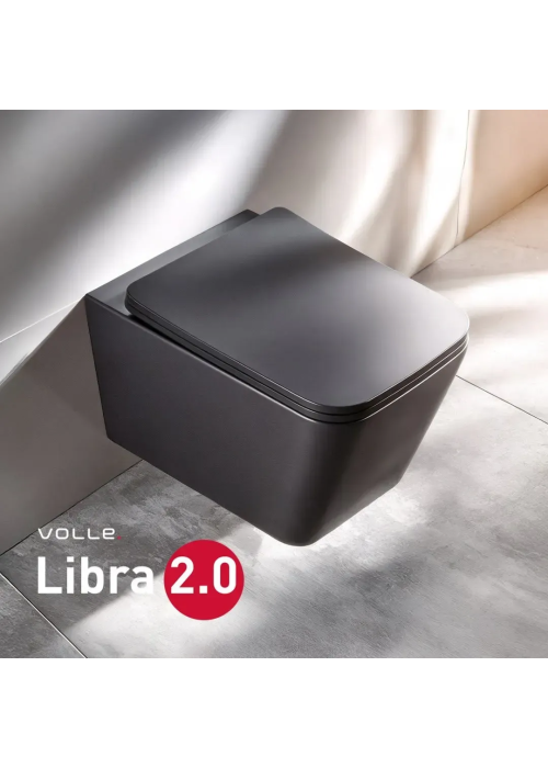 Унітаз підвісний Volle LIBRA 2.0 Tornado із сидінням duroplast, de la noche 1321.001004