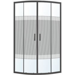 Душова кабіна Eger TISZA BS 90x90x185, без піддону, скло Spagetti, 599-021-BS/1