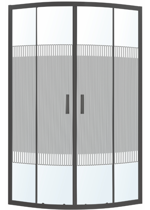 Душова кабіна Eger TISZA BS 90x90x185, без піддону, скло Spagetti, 599-021-BS/1