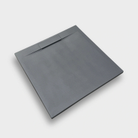 Піддон Weston ES-H 80x120 см, штучний камінь, графіт, з сифоном і решіткою (59203)