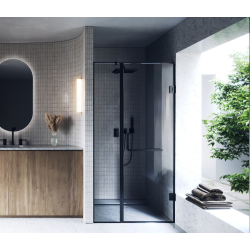 Душові двері Weston WD 2 Розпашні Хром 200x100 см