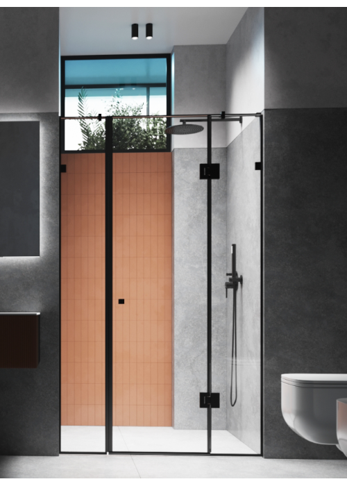Душові двері Weston WD 4 Розпашні Хром 200x140 см