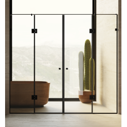 Душові двері Weston WD 5 Розпашні Хром 200x220 см