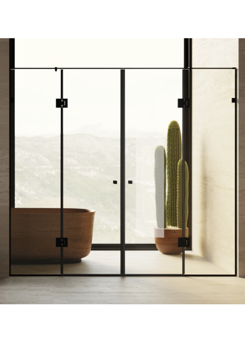 Душові двері Weston WD 5 Розпашні Хром 200x220 см