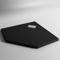 Душовий піддон п'ятикутний Weston WPD-P 100x100x3.4 білий WPD-P-100x100-B