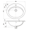 Раковина КЕРАМІН ТУРИН UM VSTR TURIN (врізна) 378956