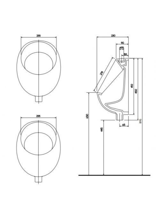 Пісуар Kolo NOVA TOP PICO K2601100U