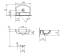 Раковина меблева Cersanit ARTECO 40 см з отвором, права K667-022