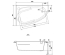 Ванна Cersanit JOANNA NEW 150 X 95 асимметричная правая S301-168