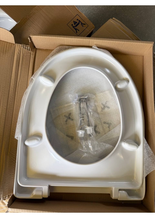 Сидіння для унітазу EKO Duroplast Польша, антибактеріальне K98-0005