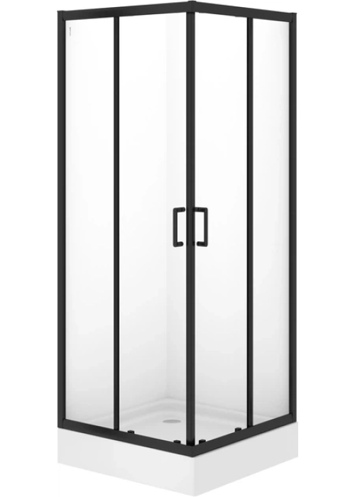 Квадратная душевая кабина Cersanit BRASCO 80x80x190 + Поддон 80x80x16 + панель (S168-007+S204-011)