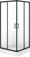 Квадратная душевая кабина Cersanit BRASCO 90x90x190 Поддон 90x90x16 + панель (S168-008+S204-012)
