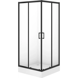 Квадратная душевая кабина Cersanit BRASCO 90x90x190 Поддон 90x90x16 + панель (S168-008+S204-012)