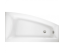 Ванна асиметрична акрилова Cersanit Virgo Max 160x90 L S301-133