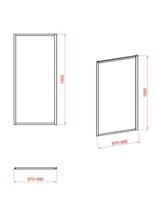 Душова стінка CERSANIT ZIP S154-008