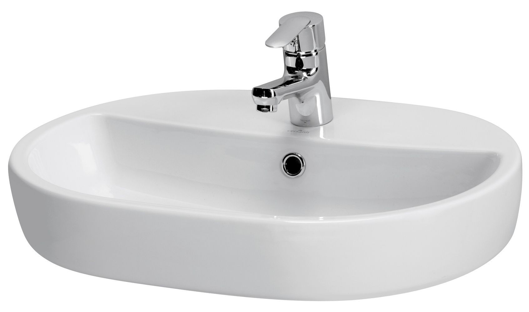 Раковина на стільницю CASPIA OVAL 60 овальна K11-0099-EX2