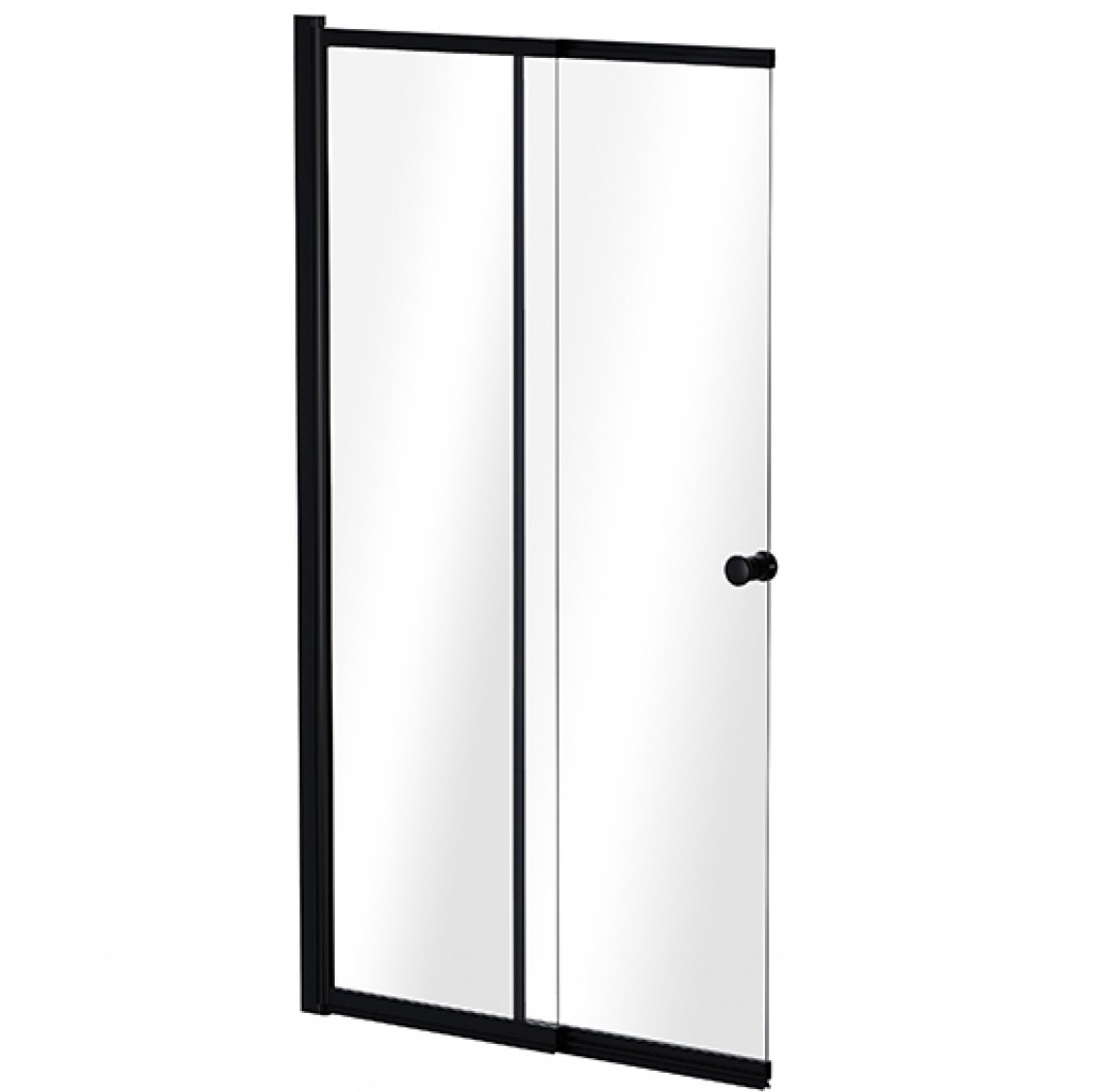 Шторка дво-елементна Besco Easy Slide Black-2S 100x150, NAVARA49830