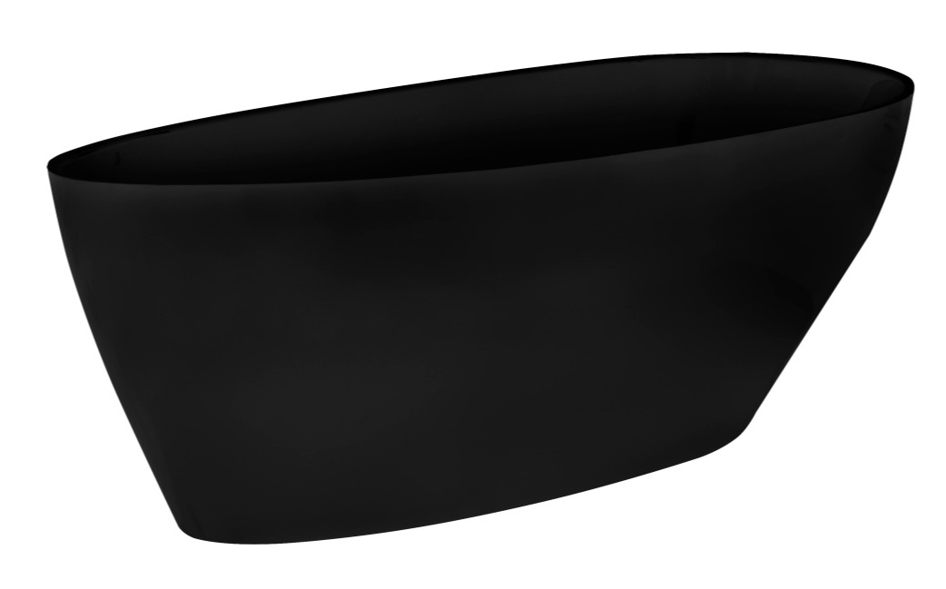 Ванна акрилова BESCO Goya Black 160x70 NAVARA22831