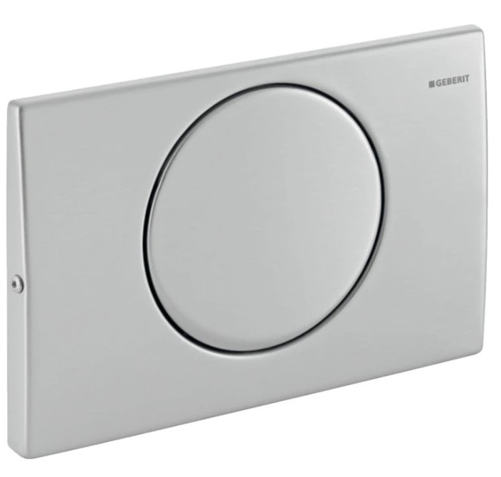 Кнопка змиву Geberit Delta10, нерж. сталь, 115.108.00.1