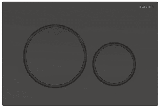 Кнопка змиву Geberit Sigma20 з подвійним змивом 115.882.DW.1 чорний