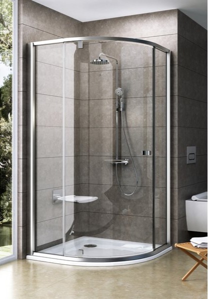 Кутова душова кабіна Ravak PIVOT PSKK 3-90 Transparent, скло, сатин, 37677U00Z1