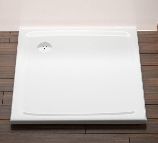 Піддон для душових кабін Ravak Perseus Pro Flat 90, квадратний, мармур литий, XA037711010