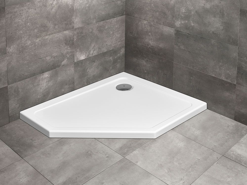 Душовий піддон RADAWAY Doros PT E 100x80 правий, SDRPT1080-01R