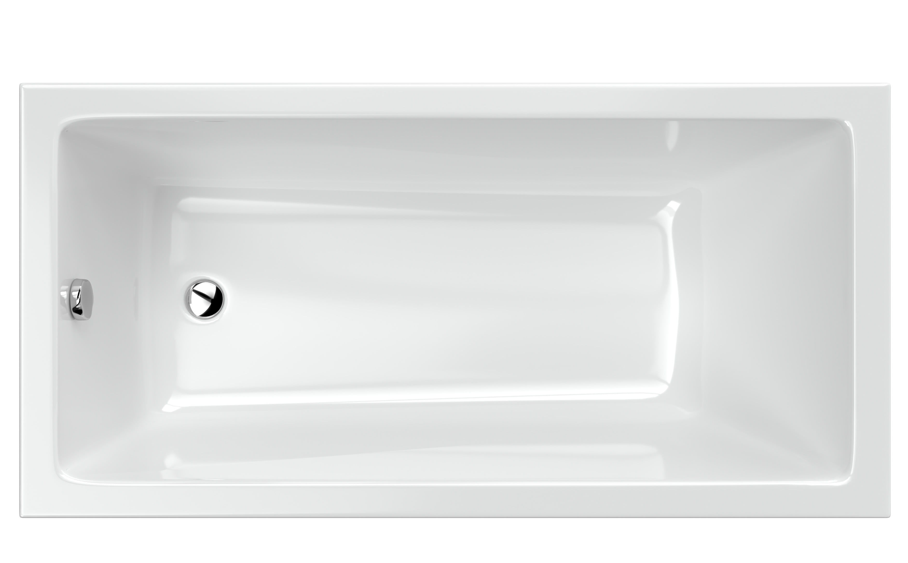Ванна акрилова Radaway Mirella 140x70 см з ніжками та сифоном WA1-48-140x070