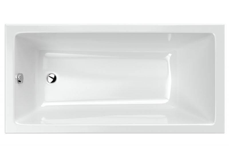 Ванна акрилова RADAWAY MIRELLA 120x70 (WA1-48-120x070) + ніжки (NWA-62) + сифон R135L